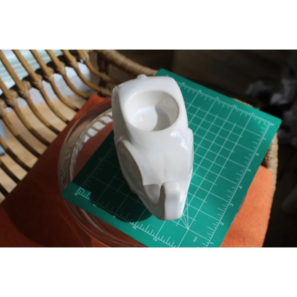Elephant menagerie white Tea‎ Light Candle Holder Modern Minimalist Decor